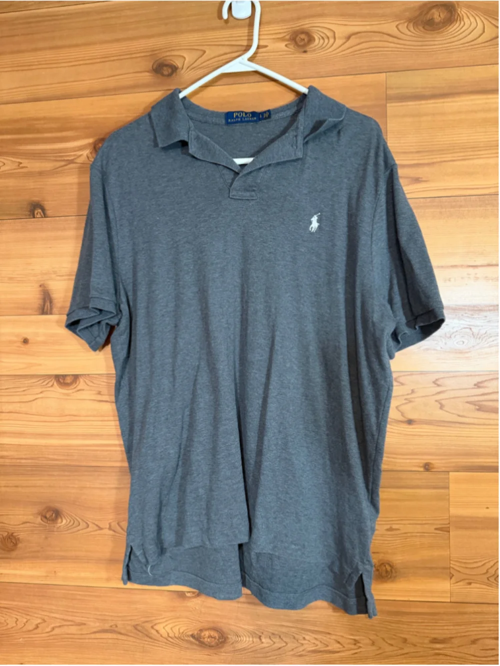 Polo Ralph Lauren Gray Short Sleeve Polo Shirt mens size L